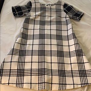 Bailey blue black and white dress